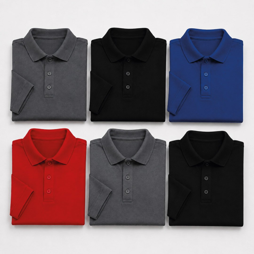 Camisa Tipo Polo Clásica X6
